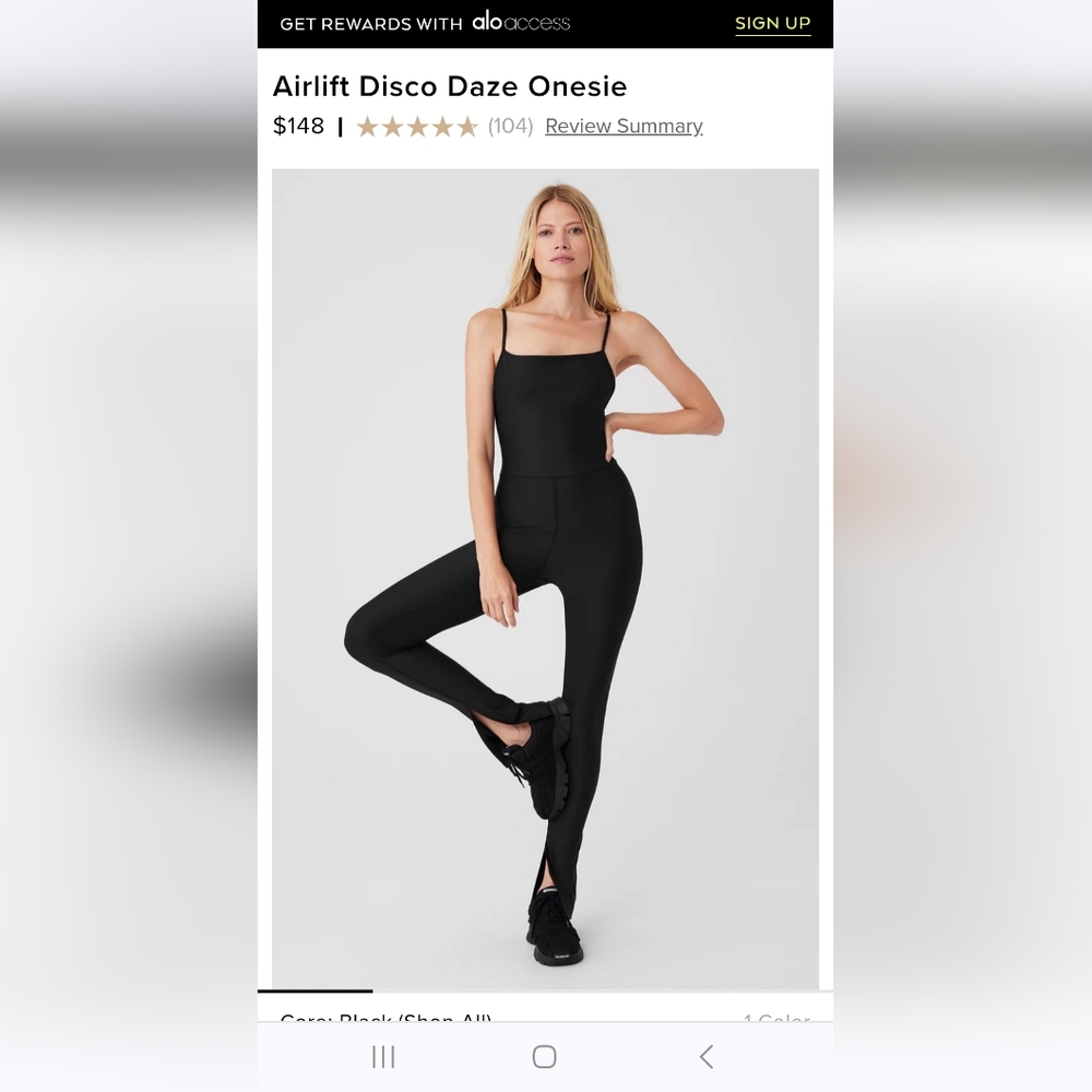 ALO Airlift Disco Daze Onesie